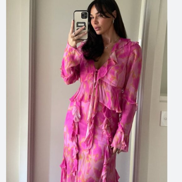 The Wolf Gang Rhapsody Blouse and Maxi Skirt in Candy Haze XS - Picture 2 of 4